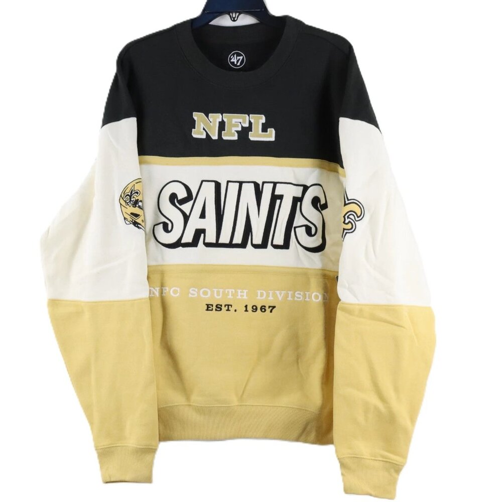 New Orleans Saints '47 Breeze Maximalist Top Sweatshirt NFL Sports Team Apparel